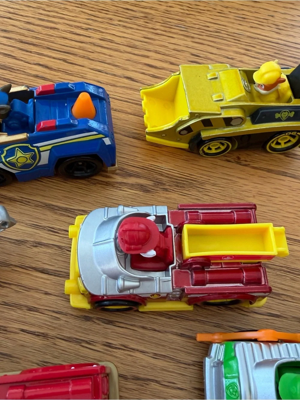 Paw Patrol Mighty Pups True Metal Diecast Cars Lot of 7